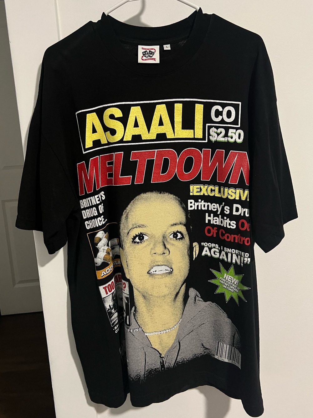 Deadstock Asaali Britney Black Short-Sleeve Men’s T-Shirt